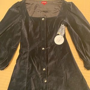 Staud chandler dress in black totally new